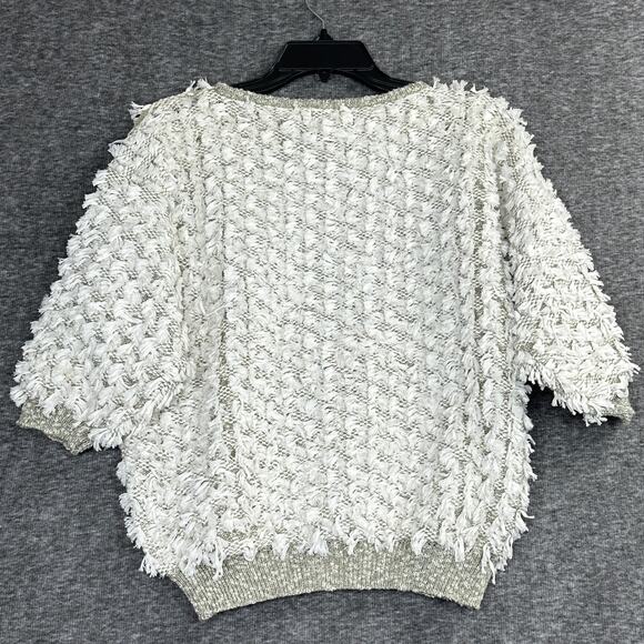 Vintage 80’s Fringe Patchwork Answers by Riddles Short Sleeve Small - Picture 2 of 5